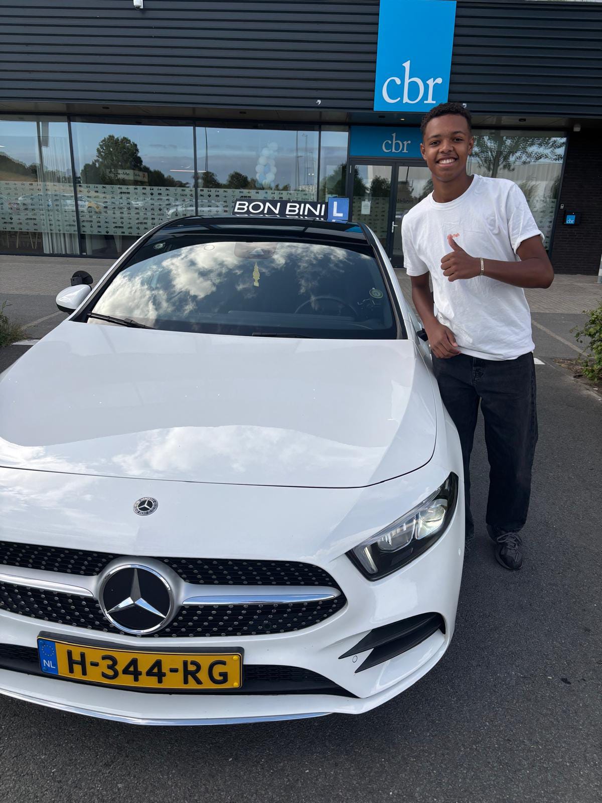 Geslaagd bij Rijschool Bon Bini